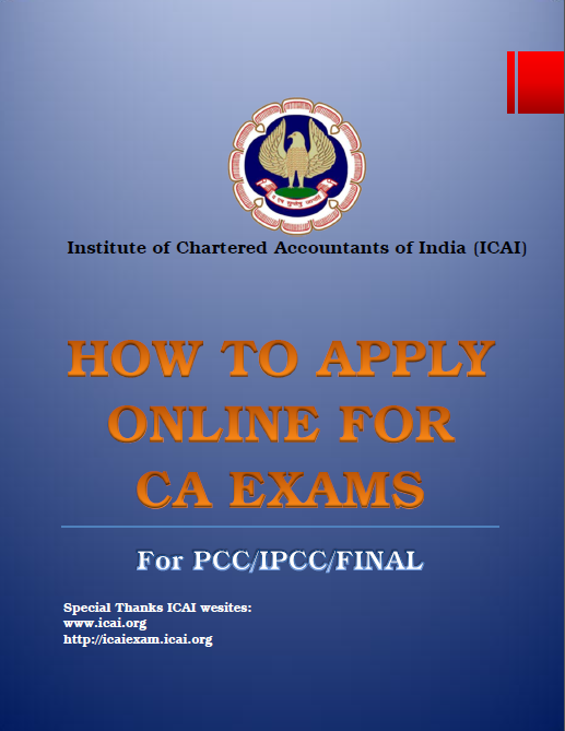 All About Online Submission of CA Exam Application
